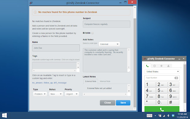 gUnify Zendesk Connector AI  from Chrome web store to be run with OffiDocs Chromium online