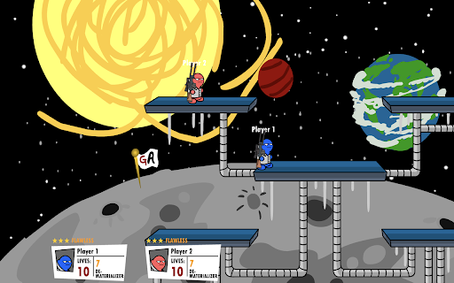 Gun Mayhem Unblocked Game  from Chrome web store to be run with OffiDocs Chromium online