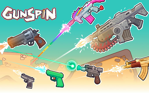Gunspin online hacked game  from Chrome web store to be run with OffiDocs Chromium online