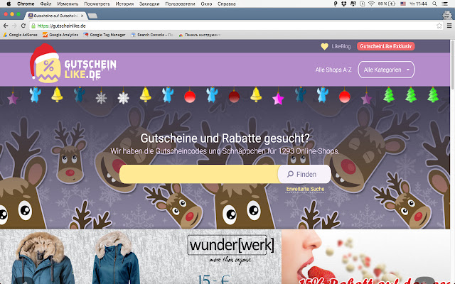 Gutscheinlike.de  from Chrome web store to be run with OffiDocs Chromium online