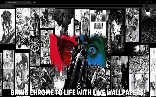 Guts X Griffith Berserk Anime Live Wallpaper  from Chrome web store to be run with OffiDocs Chromium online