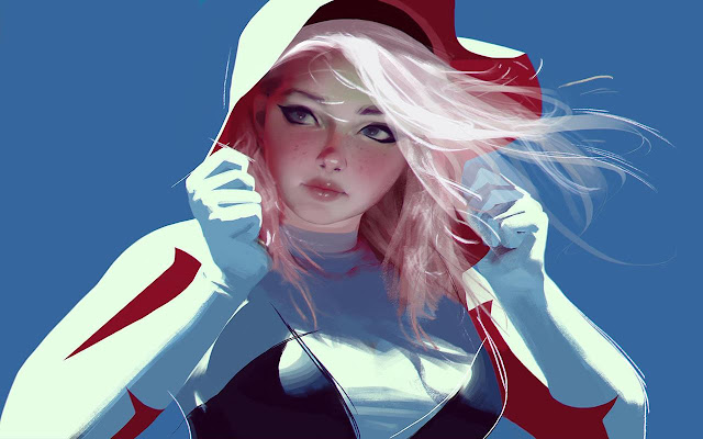 Gwen Stacy Art Full HD ຈາກຮ້ານເວັບ Chrome ທີ່ຈະດໍາເນີນການກັບ OffiDocs Chromium ອອນໄລນ໌