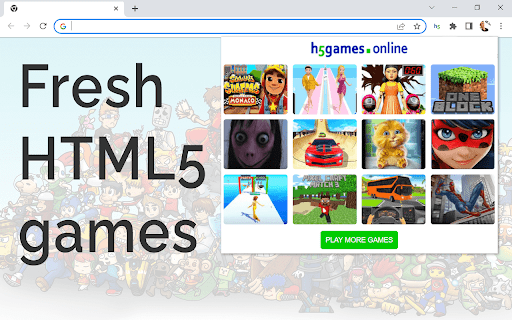 H5games.online – Fresh online games  from Chrome web store to be run with OffiDocs Chromium online