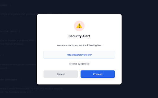 HackerAI Link Confirmation  from Chrome web store to be run with OffiDocs Chromium online