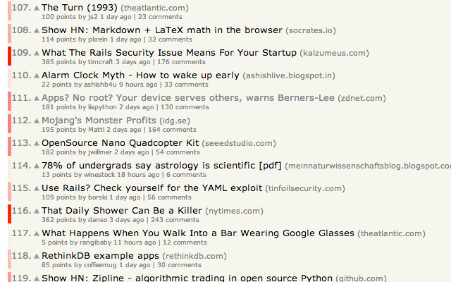 Hacker News Highlighter  from Chrome web store to be run with OffiDocs Chromium online