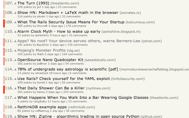 Hacker News Highlighter ຈາກ Chrome web store ທີ່ຈະດໍາເນີນການກັບ OffiDocs Chromium ອອນໄລນ໌