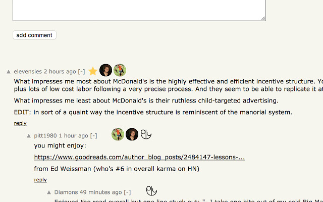 Hacker News Highlights  from Chrome web store to be run with OffiDocs Chromium online