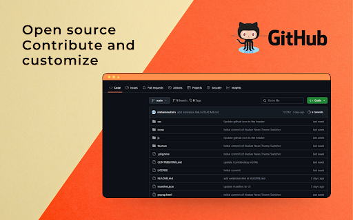 Hacker News Theme Switcher (Open Source)  from Chrome web store to be run with OffiDocs Chromium online