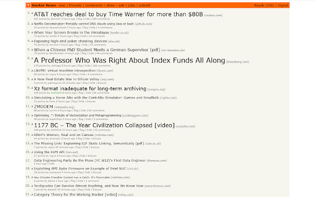 Hacker News Visual Rank  from Chrome web store to be run with OffiDocs Chromium online