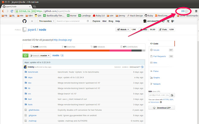 HackerNotes Plugin  from Chrome web store to be run with OffiDocs Chromium online