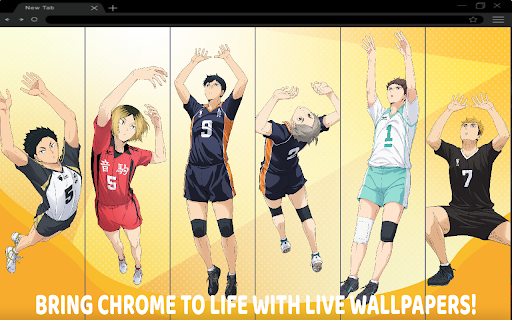 Haikyuu!! Anime Live Wallpaper  from Chrome web store to be run with OffiDocs Chromium online