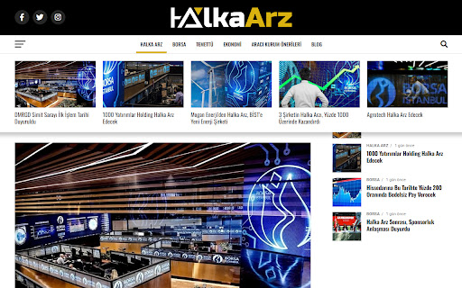 HALKA ARZ HABER  from Chrome web store to be run with OffiDocs Chromium online