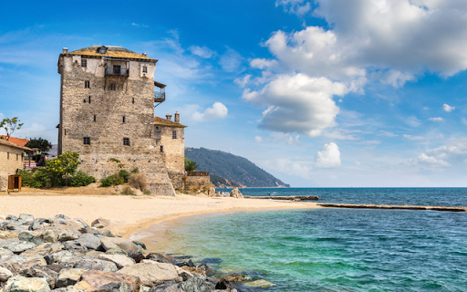 Halkidiki Peninsula  from Chrome web store to be run with OffiDocs Chromium online
