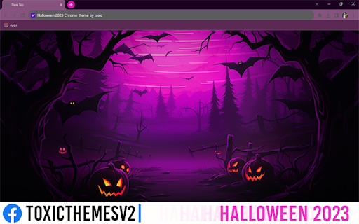Halloween 2023 theme by toxic 1366x768  from Chrome web store to be run with OffiDocs Chromium online