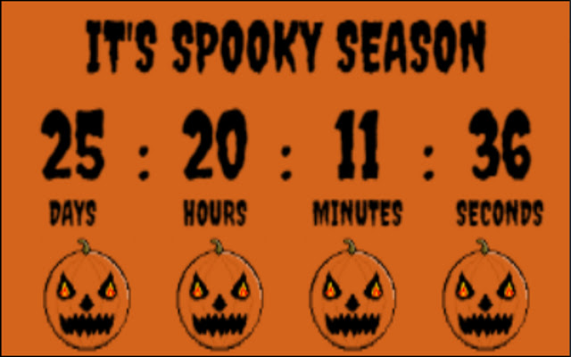Halloween Countdown  from Chrome web store to be run with OffiDocs Chromium online