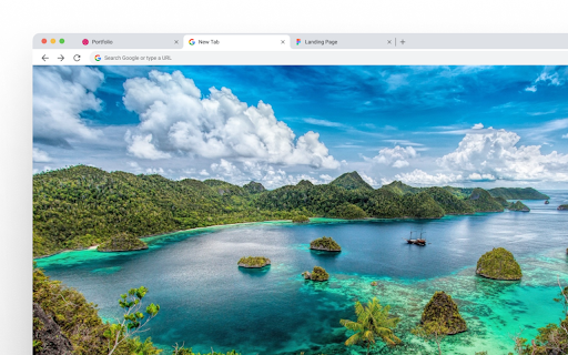Ha Long Bay cloudy  from Chrome web store to be run with OffiDocs Chromium online