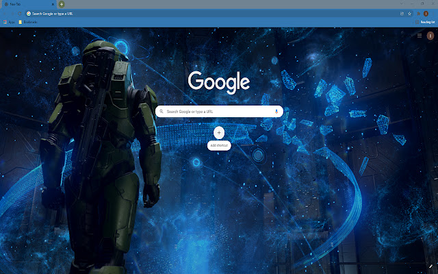 Halo: Ring Hologram Wallpaper Theme  from Chrome web store to be run with OffiDocs Chromium online