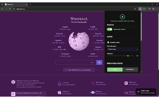 Halotropic  from Chrome web store to be run with OffiDocs Chromium online