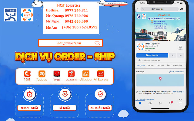 HANGQUOCTE.VN – Đặt hàng Trung Quốc uy tín  from Chrome web store to be run with OffiDocs Chromium online