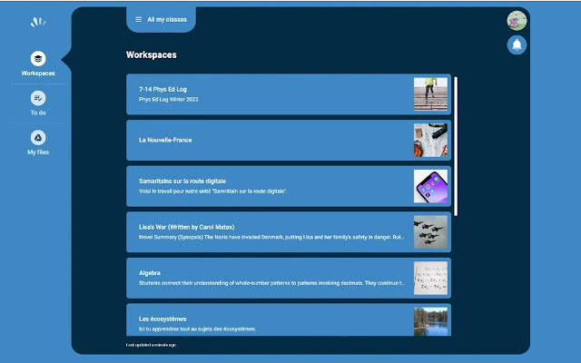 Hapara Theme  from Chrome web store to be run with OffiDocs Chromium online