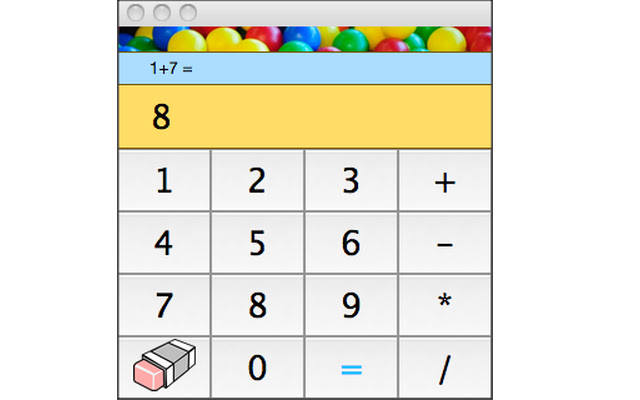 Happy Calculator  from Chrome web store to be run with OffiDocs Chromium online