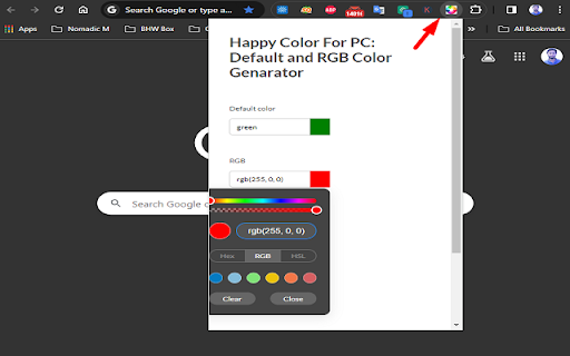 Happy color For PC  from Chrome web store to be run with OffiDocs Chromium online