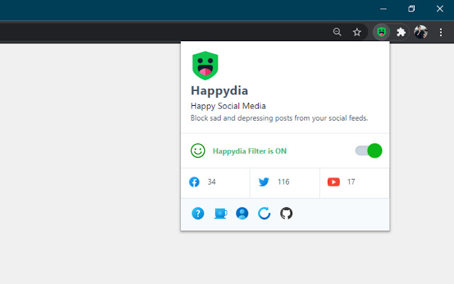 Happydia  from Chrome web store to be run with OffiDocs Chromium online