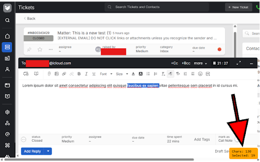 HappyFox Character Counter  from Chrome web store to be run with OffiDocs Chromium online