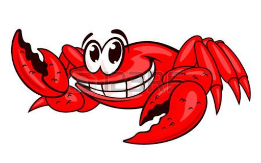 Happy red crab  from Chrome web store to be run with OffiDocs Chromium online
