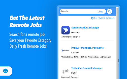 Happy Remote Job Listings  from Chrome web store to be run with OffiDocs Chromium online