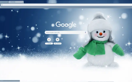 Happy Snowman  from Chrome web store to be run with OffiDocs Chromium online