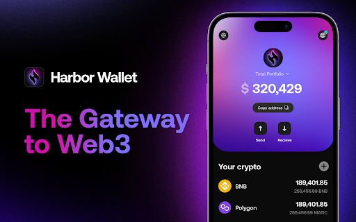 Harbor Crypto Wallet  from Chrome web store to be run with OffiDocs Chromium online