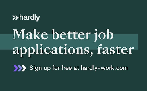 Hardly Quick Job Tracker  from Chrome web store to be run with OffiDocs Chromium online
