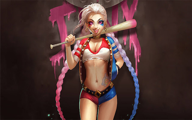 Harley Quinn 02  from Chrome web store to be run with OffiDocs Chromium online