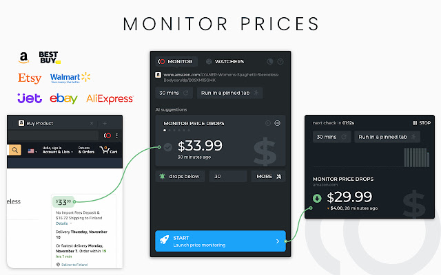 HARPA | AI Web Monitor  from Chrome web store to be run with OffiDocs Chromium online