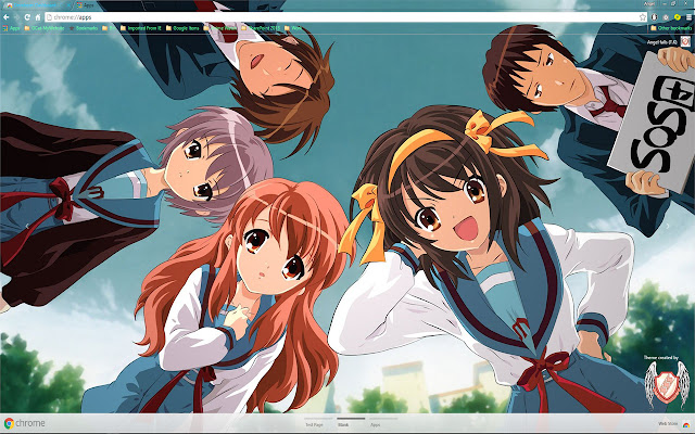 Haruhi Suzumiya 1 1366x768 de la boutique en ligne Chrome à exécuter avec OffiDocs Chromium en ligne