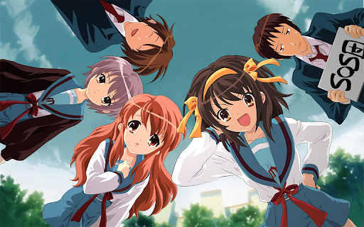 Haruhi Suzumiya 1 1600x900  from Chrome web store to be run with OffiDocs Chromium online