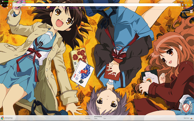 Haruhi Suzumiya 13 1366x768 מחנות האינטרנט של Chrome יופעל עם OffiDocs Chromium מקוון