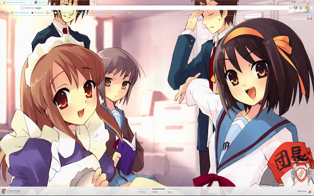 Haruhi Suzumiya 4 1920x1080 uit de Chrome-webwinkel voor gebruik met OffiDocs Chromium online