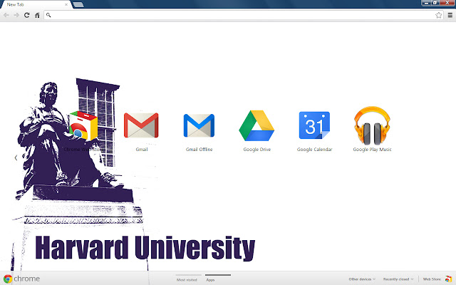 Harvard University Theme 3  from Chrome web store to be run with OffiDocs Chromium online
