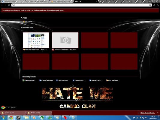 Hate Me Theme 4:3  from Chrome web store to be run with OffiDocs Chromium online