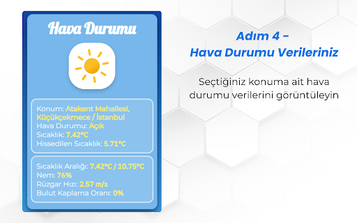 Hava Durumu – Anlık, Hızlı  Detaylı  from Chrome web store to be run with OffiDocs Chromium online