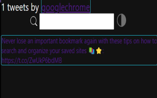 Have I bookmarked their tweet?  from Chrome web store to be run with OffiDocs Chromium online