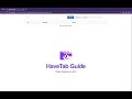HaveTab  from Chrome web store to be run with OffiDocs Chromium online