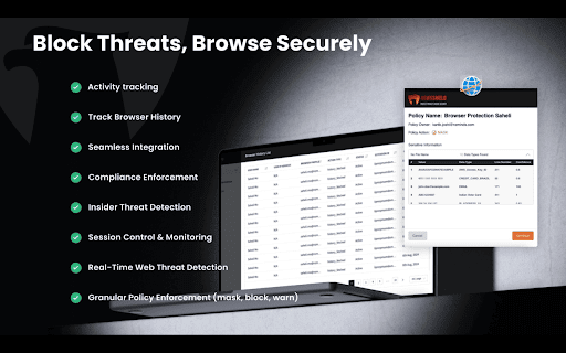 HawkShield Browser Protection  from Chrome web store to be run with OffiDocs Chromium online