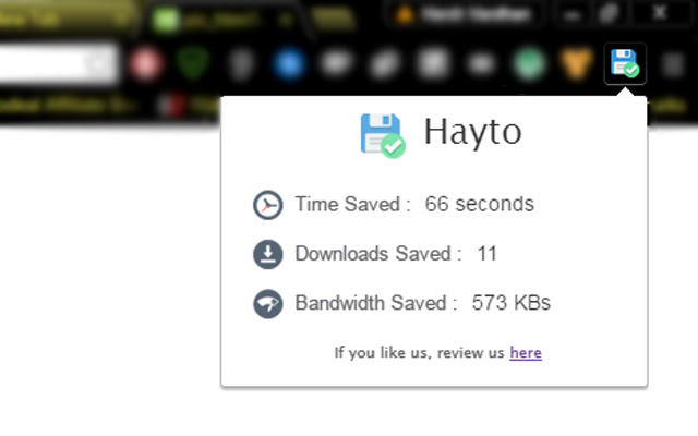 Hayto  from Chrome web store to be run with OffiDocs Chromium online