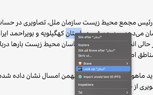 Hayyim Dictionary Lookup  from Chrome web store to be run with OffiDocs Chromium online
