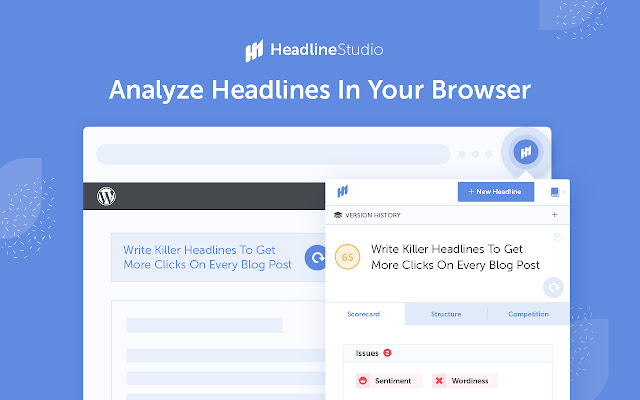 Headline Studio by CoSchedule  from Chrome web store to be run with OffiDocs Chromium online