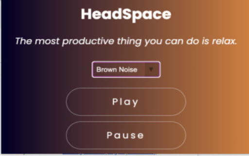HeadSpace  from Chrome web store to be run with OffiDocs Chromium online