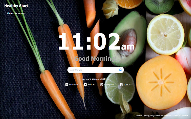 Healthy Start Tabs  from Chrome web store to be run with OffiDocs Chromium online